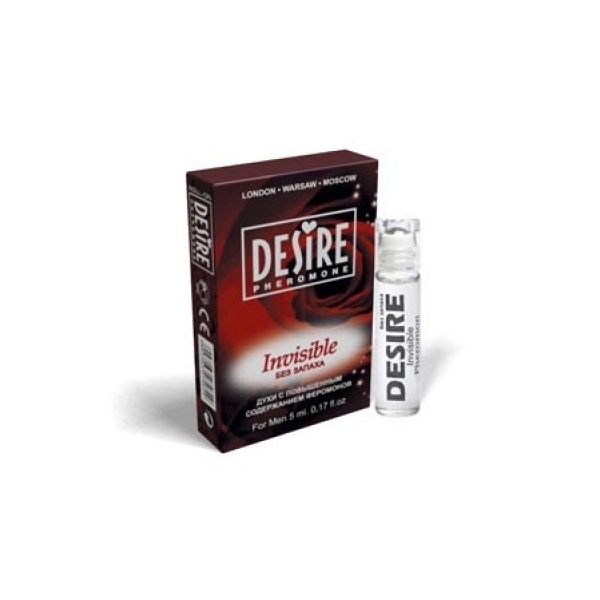 Bekvapiai feromonai vyrams Desire (5ml)