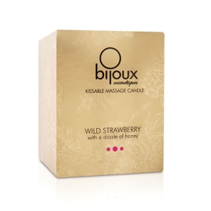 Bijoux Cosmetiques masažo aliejus – žvakė Laukinė braškė