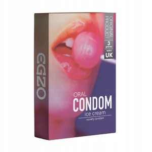 Egzo oraliniai prezervatyvai Ice Cream (3 vnt.)