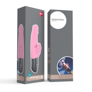 Fun Factory vibratorius Wicked Wings (rožinis)