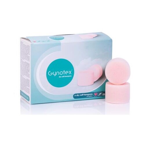 Gynotex Dry tamponiukai (6 vnt) Gynotex Dry tamponiukai (6 vnt)