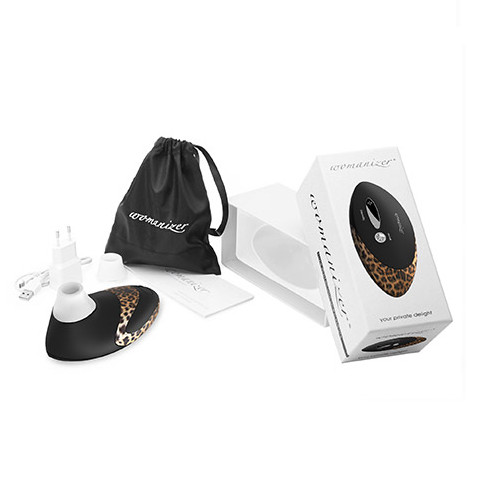Klitorio stimuliatorius Womanizer W 500 (leopardinis) Klitorio stimuliatorius Womanizer W 500 (leopardinis)