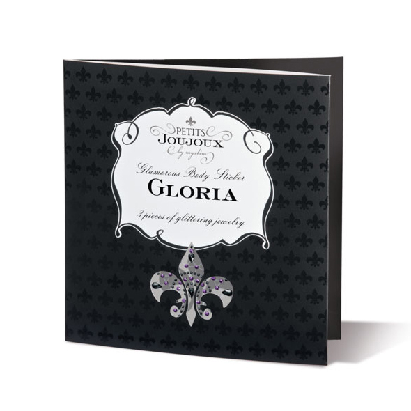 Krūtų puošmena Gloria Set Black Krūtų puošmena Gloria Set Black