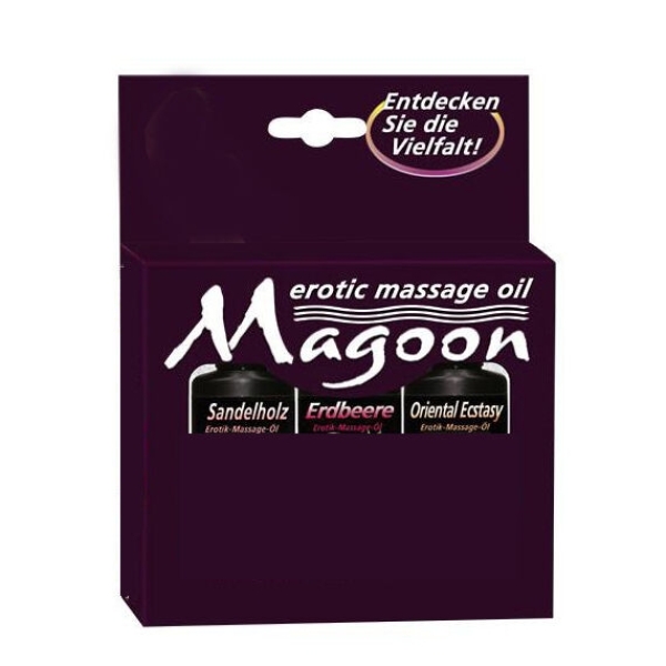 Masažo aliejų rinkinukas Magoon (3 x 50 ml)