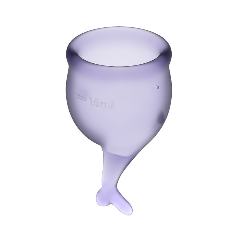 Menstruacinės taurelės Feel Secure (violetinės) Menstruacinės taurelės Feel Secure (violetinės)