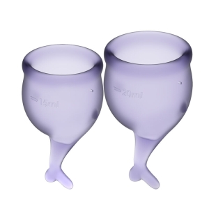 Menstruacinės taurelės Feel Secure (violetinės)