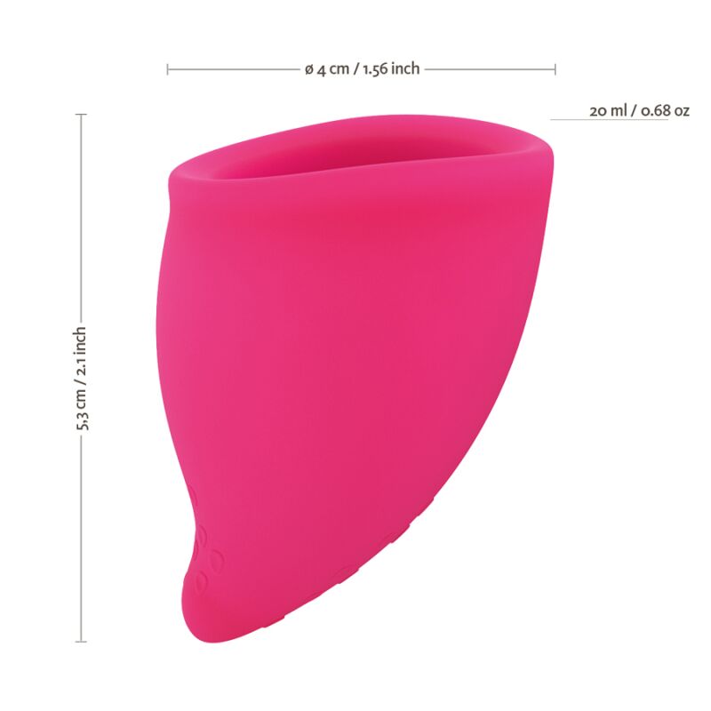 Menstruacinės taurelės FUN CUP A ir B dydis (rožinė/mėlyna) Menstruacinės taurelės FUN CUP A ir B dydis (rožinė/mėlyna)