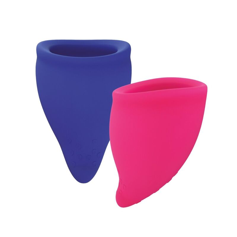 Menstruacinės taurelės FUN CUP A ir B dydis (rožinė/mėlyna) Menstruacinės taurelės FUN CUP A ir B dydis (rožinė/mėlyna)