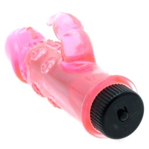 Mini vibratorius Galingasis kiškutis (rožinis)