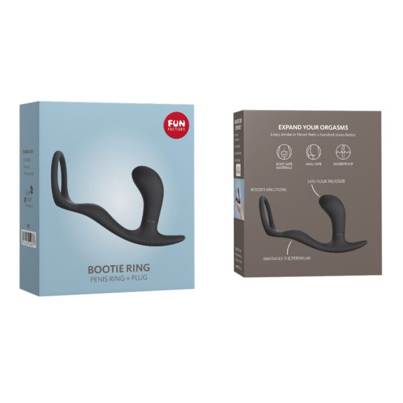 Penio žiedas su kaiščiu Bootie (juodas) Penio žiedas su kaiščiu Bootie (juodas)