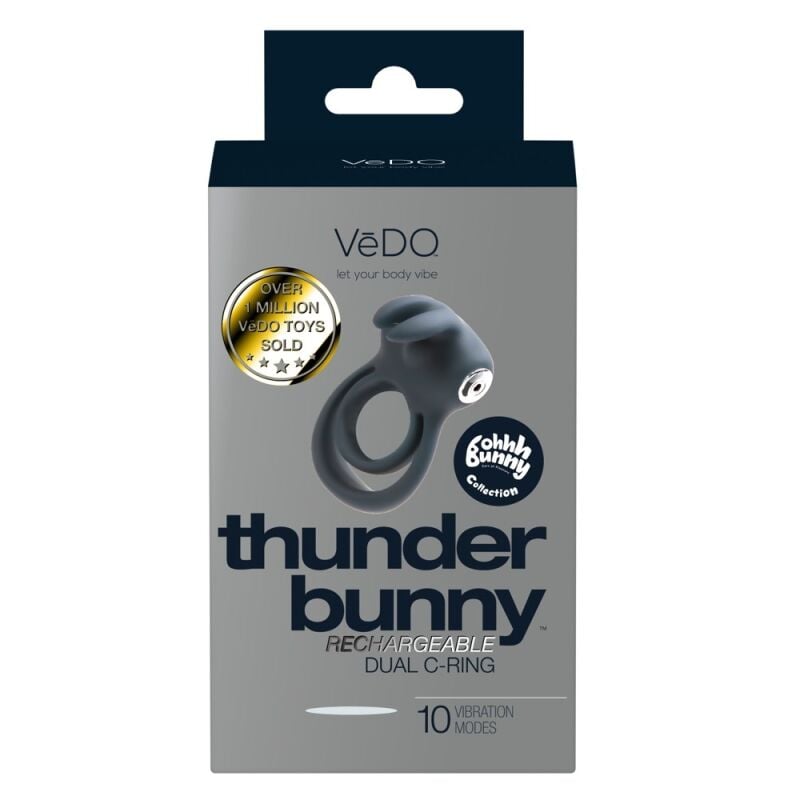Penio žiedas Thunder Bunny (juodas) Penio žiedas Thunder Bunny (juodas)