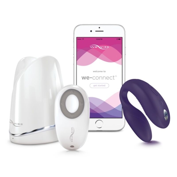 Porų vibratorius We-Vibe Sync (violetinis)
