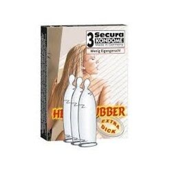 Prezervatyvai Heavy Rubber (3 vnt.)