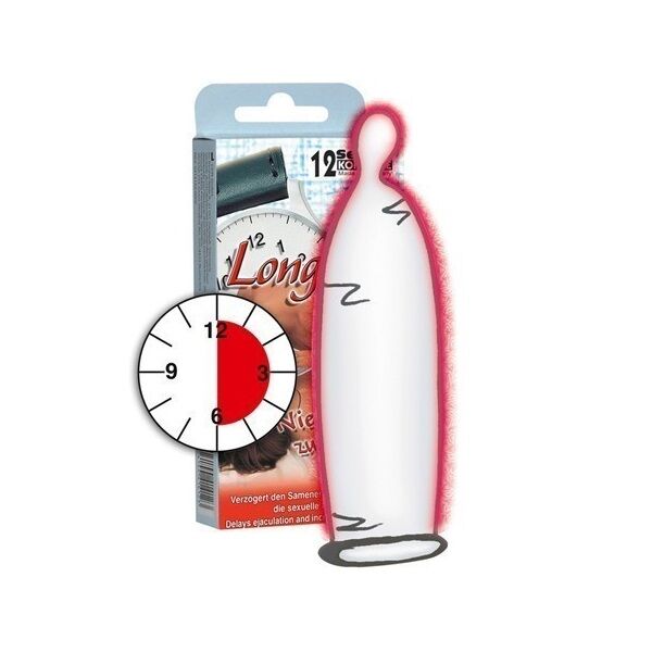 Prezervatyvai Long time Lover (12 vnt.) Prezervatyvai Long time Lover (12 vnt.)