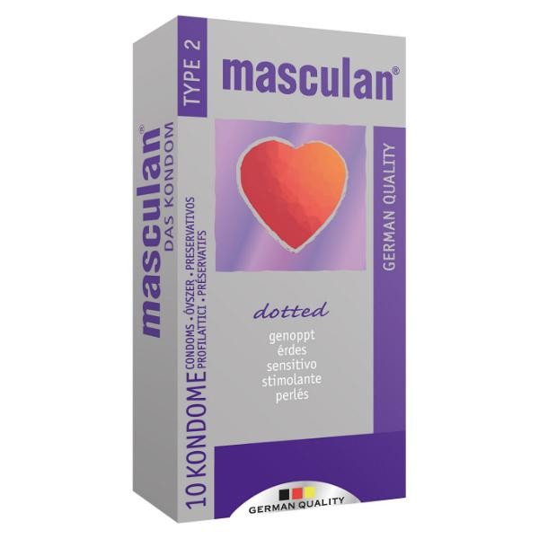 Prezervatyvai Masculan Dotted (10 vnt.) Prezervatyvai Masculan Dotted (10 vnt.)
