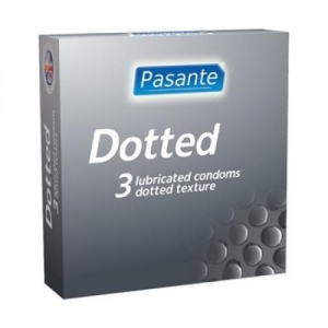 Prezervatyvai Pasante Dotted (3 vnt.)