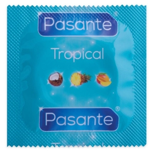 Prezervatyvai Pasante Tropical (12 vnt.)
