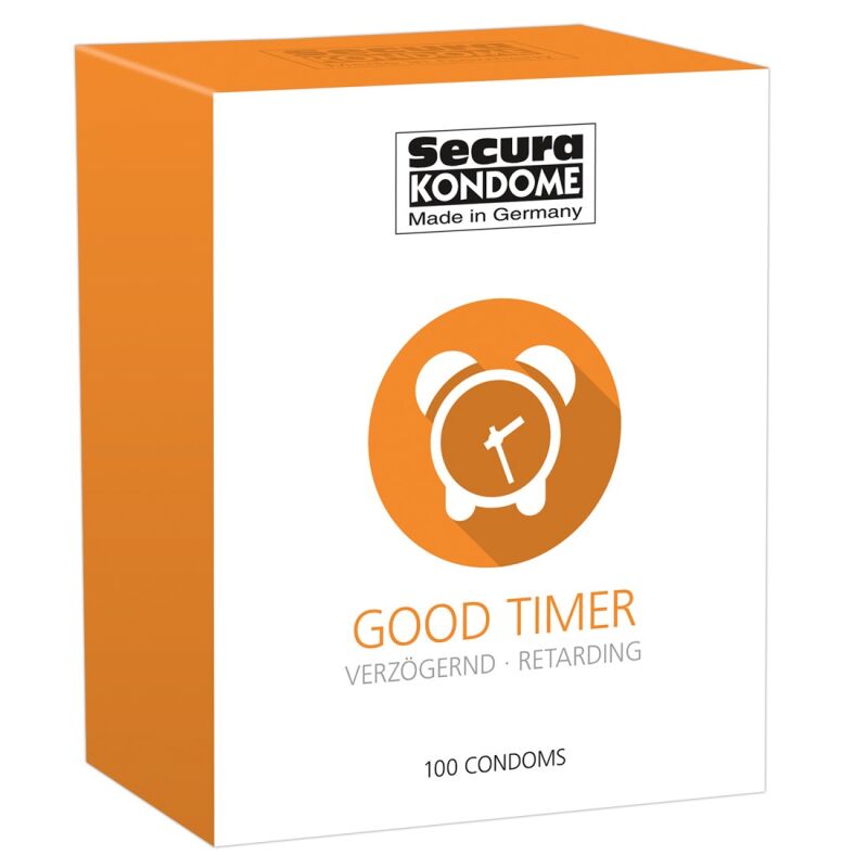 Prezervatyvai Secura Good Timer (100 vnt.) Prezervatyvai Secura Good Timer (100 vnt.)