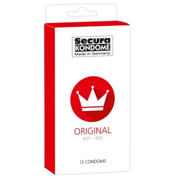 Prezervatyvai Secura Original Red (12 vnt.)