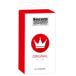 Prezervatyvai Secura Original Red (24 vnt.)