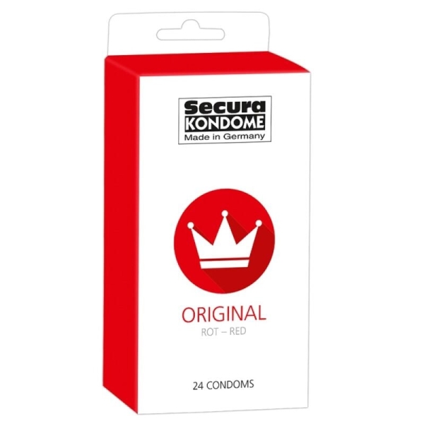 Prezervatyvai Secura Original Red (24 vnt.)