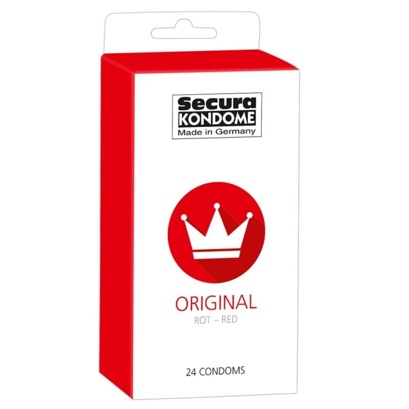 Prezervatyvai Secura Original Red (24 vnt.) Prezervatyvai Secura Original Red (24 vnt.)