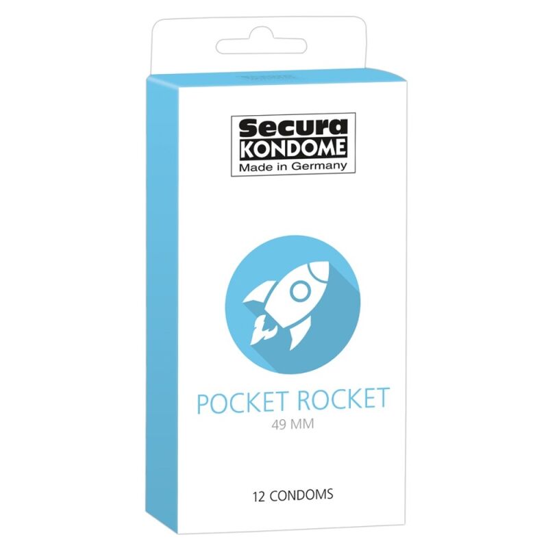Prezervatyvai Secura Pocket Rocket (12 vnt.) Prezervatyvai Secura Pocket Rocket (12 vnt.)