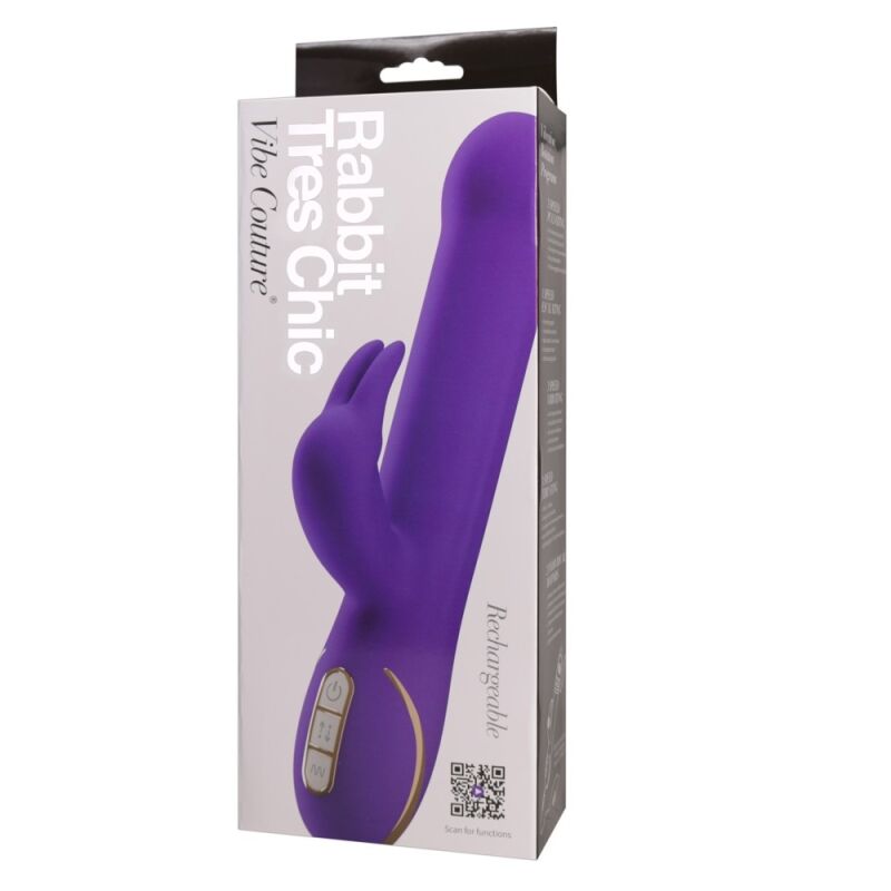 Rabbit vibratorius Tres Chic (violetinis) Rabbit vibratorius Tres Chic (violetinis)