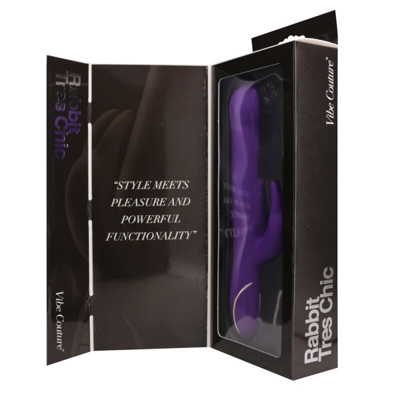 Rabbit vibratorius Tres Chic (violetinis) Rabbit vibratorius Tres Chic (violetinis)