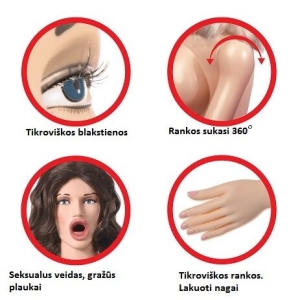 Realistiška sekso lėlė Betė