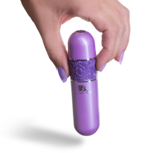 Vibratorius Gėlėta Palaima (purpurinis)