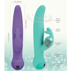 Vibratorius Swan Trio Pleasure (žydra)