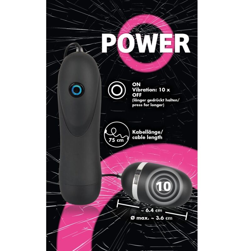 Vibruojantis kiaušinėlis More power Vibruojantis kiaušinėlis More power