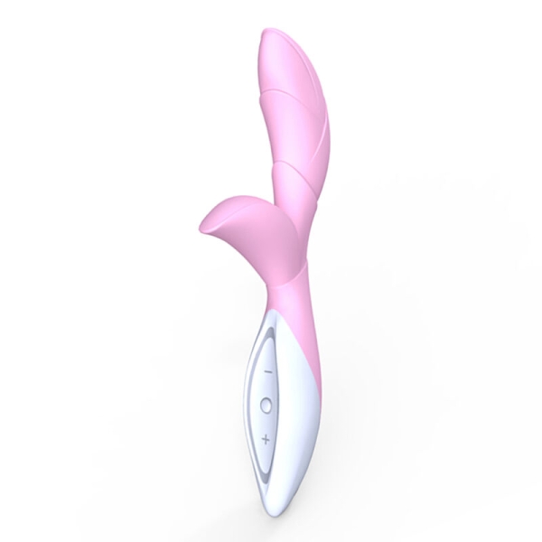 VIP Vibratorius ZINI Hua (baltas/rožinis)