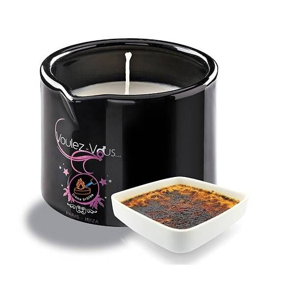 Voulez-Vous masažo aliejus - žvakė Creme Brulee Voulez-Vous masažo aliejus - žvakė Creme Brulee